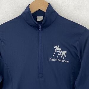DOUBLE A EQUESTRIAN Shirt Women S Horse Riding Training Lessons School Aiken SC